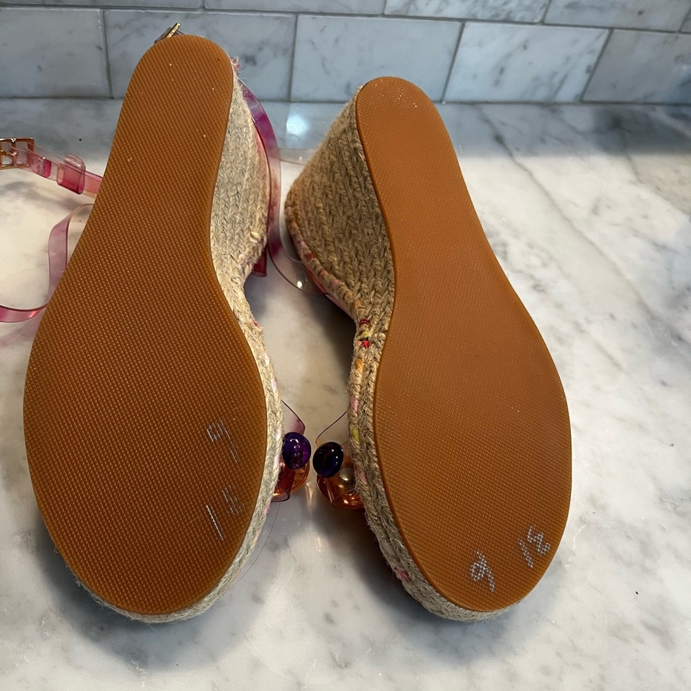 Betsey Johnson Rope Wedge “Elli” Sandals; Size 5 - Picture 7 of 13